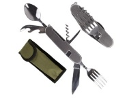 Футляр Mil-Tec Tourist Essentials 6In1 Із 2 Частин Із Нержавіючої Сталі