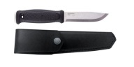 Ніж Morakniv Garberg Black Нержавіюча Сталь S Case Grain Leather Mora 12635