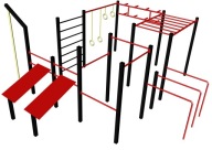 Park Street Workout Pullup Bar Dipes