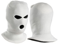 Універсальна Зимова Балаклава Під Шолом Mil-Tec Balaclava 3 Отвори, Біла