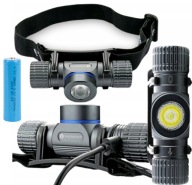 Потужний Налобний Ліхтар На Акумуляторі. 18650 Everactive Led Osram P9, 10W Hl-1100R