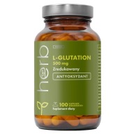 Herb L-Glutathion Reduced 500 Мг 100 Вегетаріанських Капсул Антиоксидант Імунітету