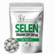 Forest Organic Selenium L- Selenomethione 200Mcg Антиоксидант Щитовидної Залози