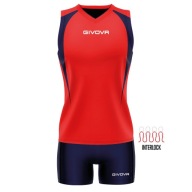 Givova Kit Spike Red Blu Rs Спортивний Набір Для Волейболу