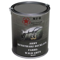 Фарба Military В Балончику Mfh 1Л Швидкосихаюча Для Озброєння Техніки Forest Green