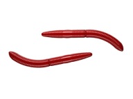 Приманка Libra Lures Fatty D'worm 6,5 См Червона