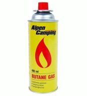 Газовий Картридж Alpen Camping Для Пальника Теплової Гармати 400 Мл