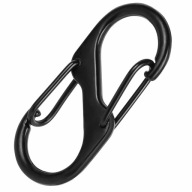 Карабін S-Hook Туристичний Карабін Двійний Металевий Брелок