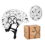 Шолом Nils Extreme Mt311 White Helmet L(58-61Cm) Nils Extreme