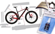 Захисна Плівка Для Велосипедного Набору Mtb Hardtail Xxl | Блиск 5 Років Супер Сильний