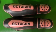Наголенники Octagon Чорно-Рожеві