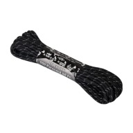 Paracord 550 Parachute Line 7 Ядер 15M Atwood Reflective Чорний