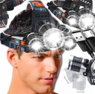 Потужна Головна Лампа 3X Led Cree Xm-L T6