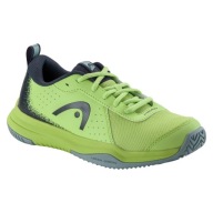 Head Uniseks Sprint Court 4.0 Junior Тенісні Туфлі 38 Eu Lime Navy