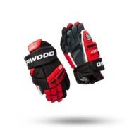 Рукавички Sherwood Sherwood Rekker Legend Pro Jr, Junior, Чорні, Червоно-Білі