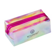 Жіноча Прозора Голографічна Косметичка Betlewski Red