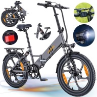Складаний Електричний Велосипед Hillmiles 250 Вт, 13 Аг, 100 Км, 20 Дюймів, Чоловічий/Жіночий