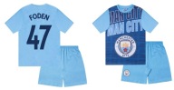 Синя Дитяча Піжама Manchester City Phil Foden 146 Розмір