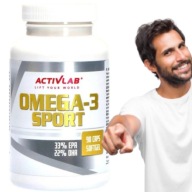Омега 3 Кислоти Імунітет Epa Dha Вітамін E Activlab Omega 3 Sport 90 Капс.