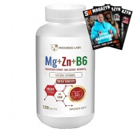 Progress Labs Mg+Zn+Vit B6 Магній Цинк Вітамін B6 Для Втоми 120 Табл.
