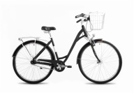 28201502-B - Велосипед Romet Art Deco Lux 20 Л Чорний + Кошик