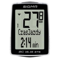 Sigma 16.16 Sts Ipx7 Бездротовий Велосипедний Регістратор Підсвітлення Pl Меню