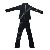Фігурне Катання На Ковзанах Fleece Jacket Pants Зі Спіраллю 155