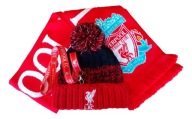 Подарунковий Набір Liverpool Зимова Шапка, Шалф, Ренувок