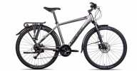 Кросовий Велосипед Unibike Flash Eq, Рама 21 Дюйм, Колесо 28 Дюймів, Графіт, 2026 Р.