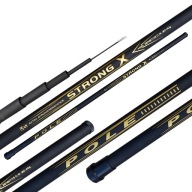 Вудка Pole Bat З Поплавцем Strong X 500, Закид 20-40 Г, 5 М, Чорна