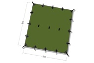 Шотландський Брезент, Гамаки Dd 3X3 Оливковий Uv50+