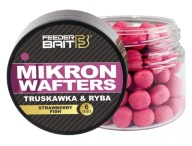 Приманка Mikron Wafters Feeder Bait 4/6Mm - Strawberry & Fish 25Ml