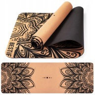 Килимок Для Фітнесу-Йоги Tpe Cork Bestif Pilates Mat 183См