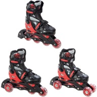 Роликові Ковзани 3В1 Raven Singer Black/Red 37-40