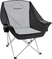 Крісло Moon Chair Xxl Складне Кемпінгове Крісло Чорно-Сіре Kingcamp 136 Кг