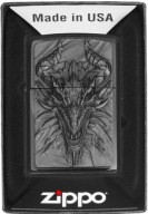 Вітрозахисна Бензинова Запальничка Zippo Metal Dragon 2007663