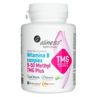 Добавка З Вітаміном B50 Tmg Plus | Aliness | 100 Capsules| Zmęczenie Energia