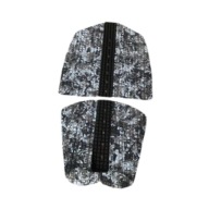 6X Deck Traction Pads Протиковзкий Регульований Heel Pad Серфінг Padded Black