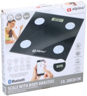 Ваги Ванні З Аналізатором Складу Тіла Alpina Bluetooth