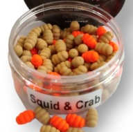 Adder Carp Wafters Для Методу Larwa Vbg, Гачок Squid Krab 8/10Мм
