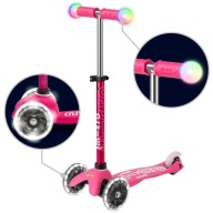 Самокат Mini Micro Deluxe Magic Led Pink