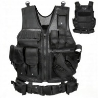 Жилет Військово-Тактичний Ремень Військовий Чорний Molle Holster
