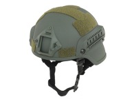 Шолом Spec-Ops Mich Рейки Для Кріплення Шолома Кріплення На Липучках Подушки Зелені