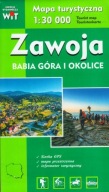 Zawoja Babia Góra Beskid Żywiecki Карта