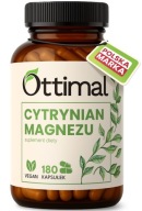 Magnesium Magnesium Citrate 180 Капсул 400 Мг 107% Rws Без Добавок І Наповнювачів