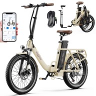 Складаний Електричний Велосипед Onesport Ot16-2 250W 48V 17Ah Діапазон 120Km 20