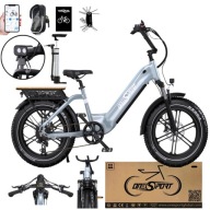 Onesport Ot08 Міський Алюмінієвий Електричний Велосипед 48V 250W 18Ah 25Km/H Pl