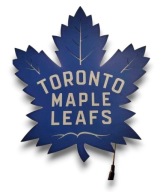 Торонто Maple Leafs Дерев'яна Картина 3D Герб Подарунок Нічна Лампаled40См
