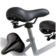 Bicycle Saddle Bike Saddle Wide Soft Comfortable Veloxo Black