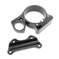 Cnc Speedo Relocator Bracket Handlebar Riser Kit Для Harley Xl 883 Black